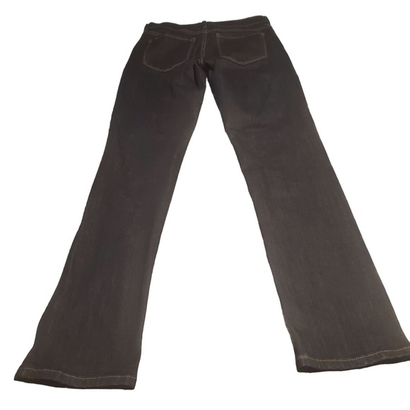 Banana Republic Premium Denim (28x30) Girlfriend Straight Dark Jeans (sized 26) - Picture 2 of 9